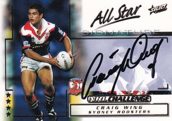 2002 Select Challenge - All Star Signature #AS4 Craig Wing Front